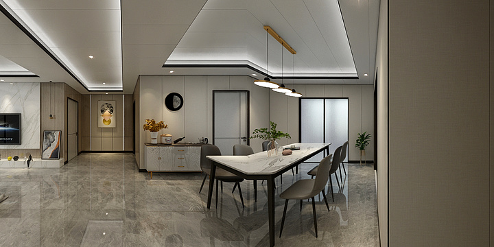 呱呱咚-抚州新一中2栋1单元802房-现代轻奢-装修设计方案