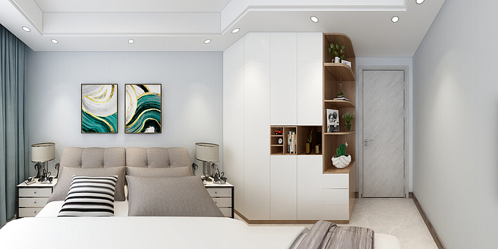 文啸-中心广场1-305李总雅居-装修设计方案