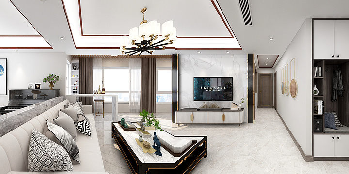 龚行一室内设计-亿丰时代7-1601杨一恋-装修设计方案