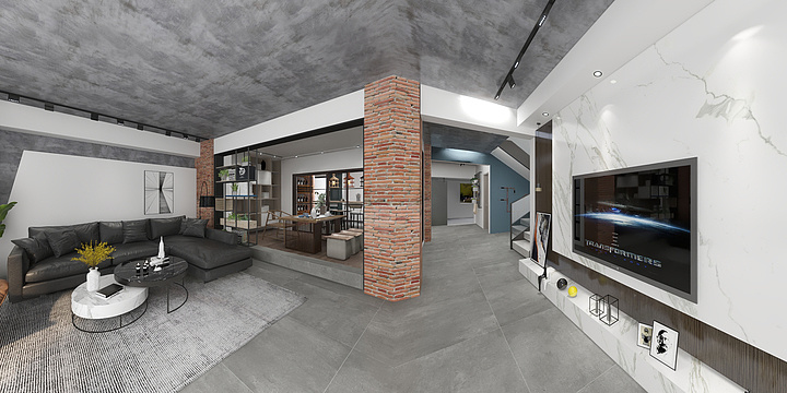 娅米-工业风-装修设计方案