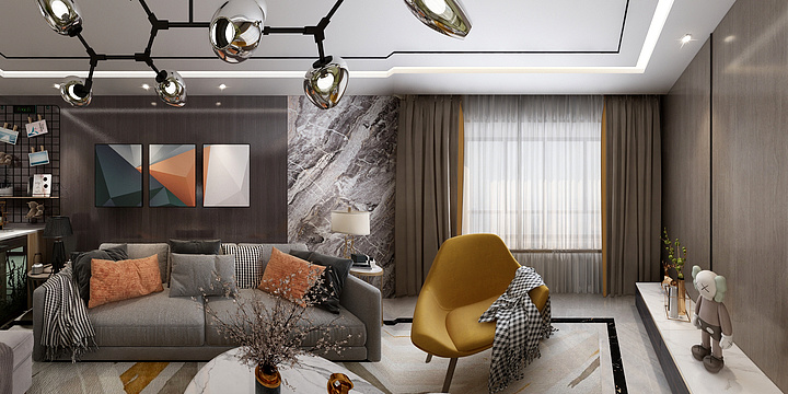 佳林空间设计工作室-中央公园一号23号楼2单元6层-装修设计方案