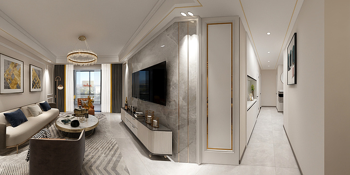 觅空间装饰工程-御景国际7-1-1102-装修设计方案