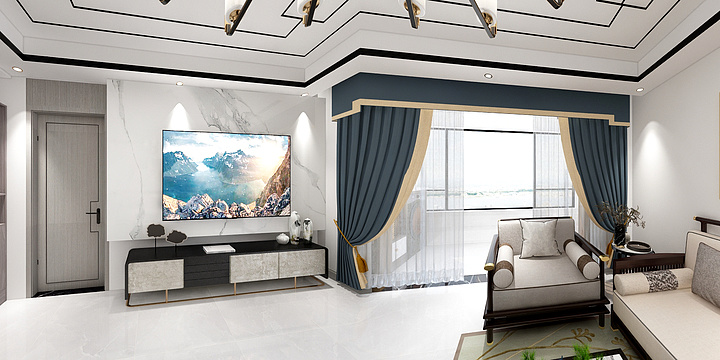 可市和创美家-兴业安澜嘉园三迪木门全屋定制-装修设计方案