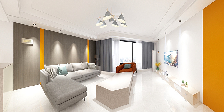 梵森整家定制-渭南九州福鹏小区-装修设计方案