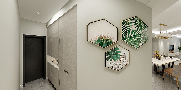 老鹿头-铂翠园106.dwg-2020--装修设计方案