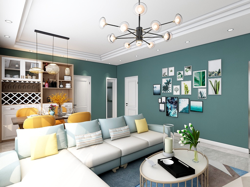 李保改-瑞和园89.50㎡B户型3室2厅1卫-装修设计方案