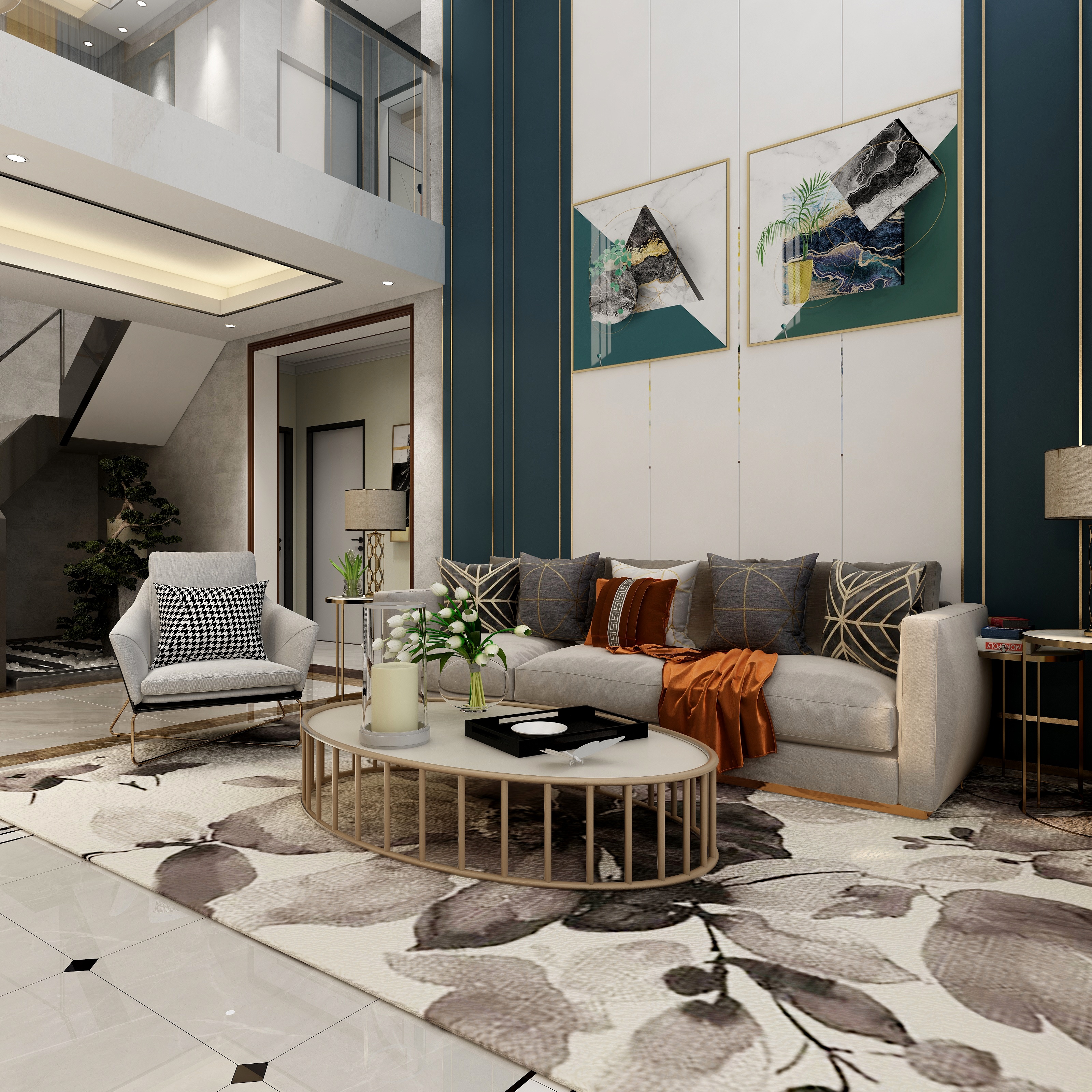 顶格设计-万城花开-装修设计方案