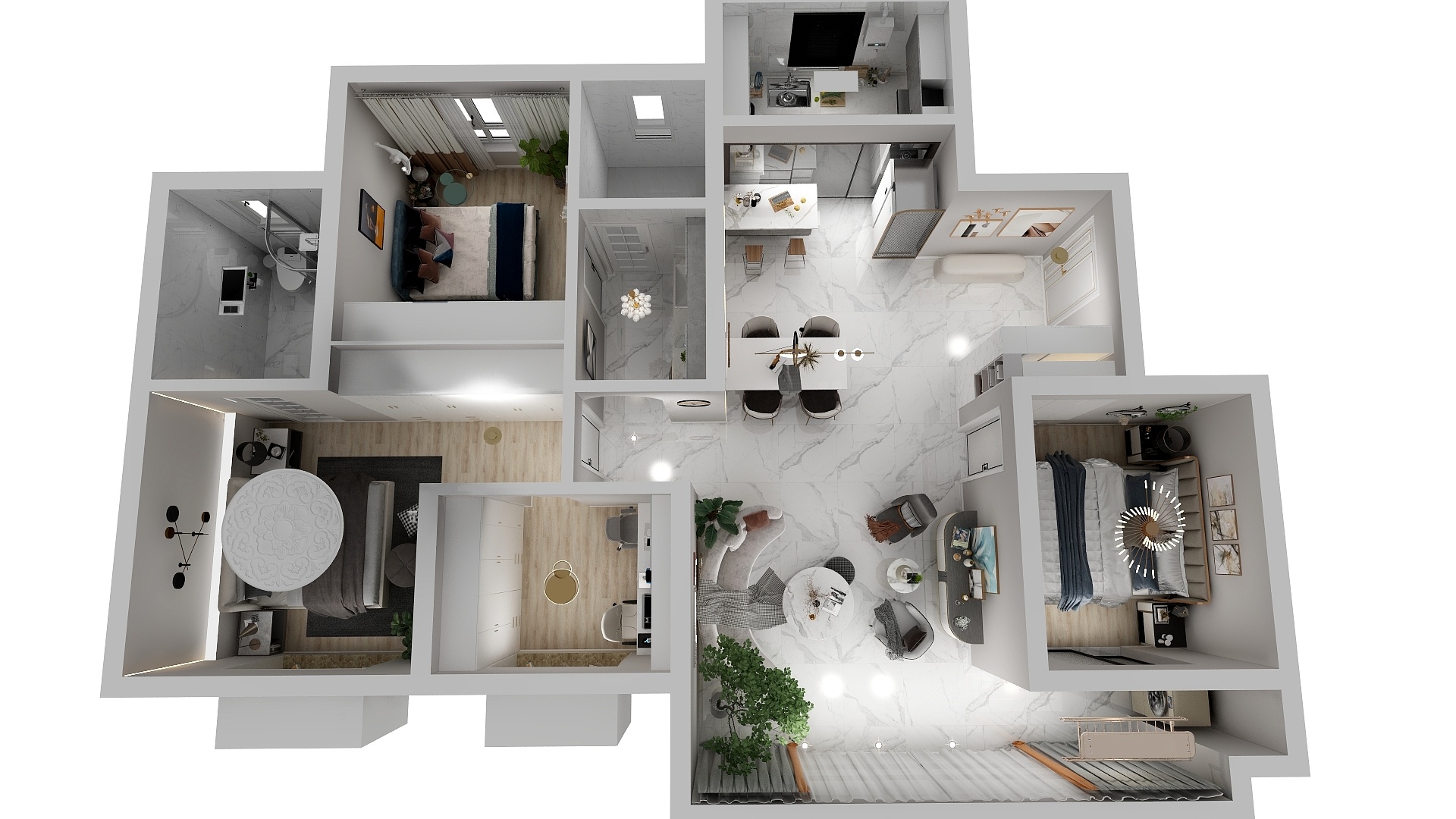 A杨18315916696-世茂云图143㎡方案02-18315916696杨世凯-装修设计方案