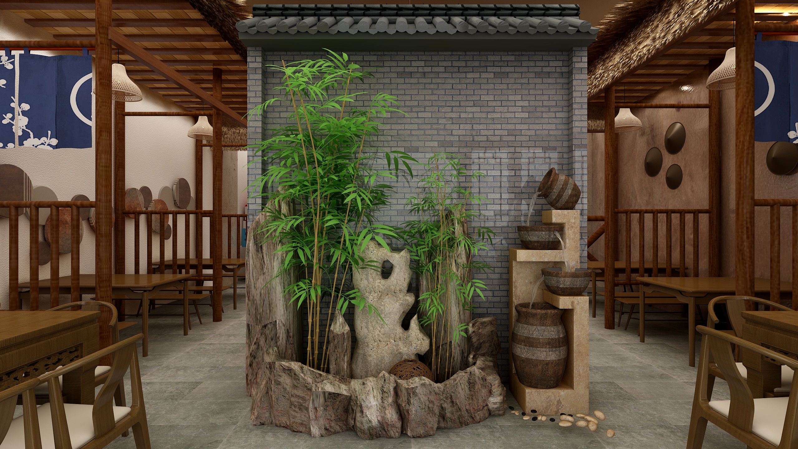 簪即兴及抒-寒舍美蛙鱼-装修设计方案