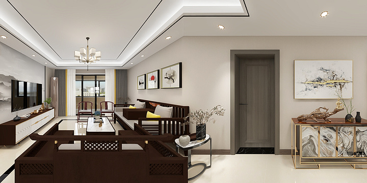 一人一室一设计-万科如园新中式-装修设计方案