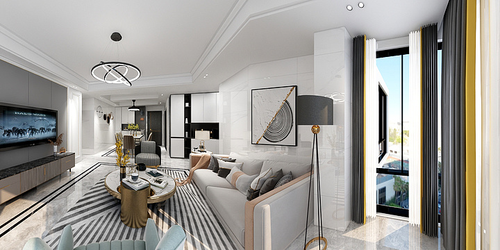 觅空间装饰工程-御景国际3-1-501-装修设计方案