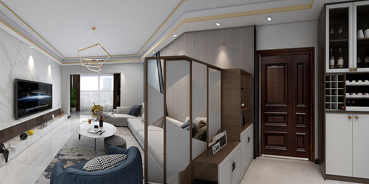 看风等雨-云海花都效果图-装修设计方案