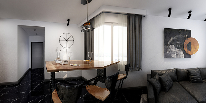 原木装饰小慧-紫峰九院1404-装修设计方案