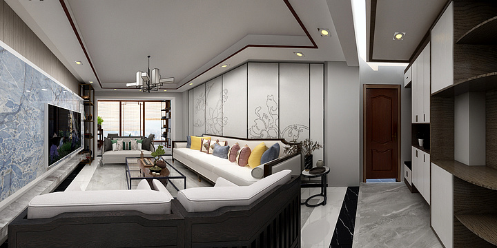 禄劝木轩设计装饰-阳光尚居150-装修设计方案