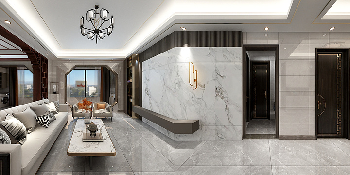 南阳宏陶陶瓷-王营-装修设计方案