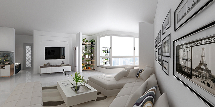 用户45843dLoJ-自己设计的户型图纸-装修设计方案