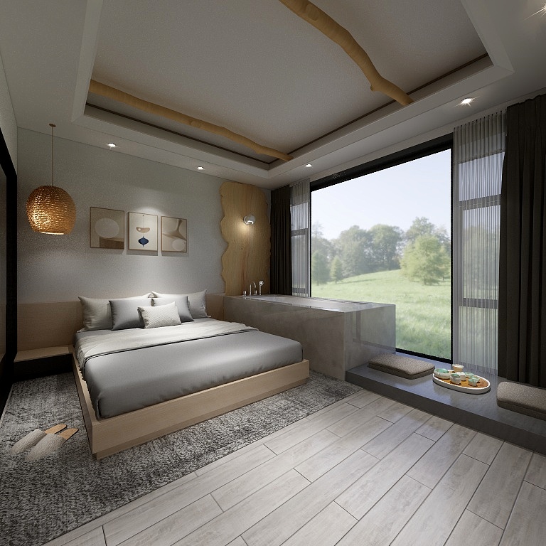 湖南艺然自得装饰设计-南岳民宿222222222222-装修设计方案