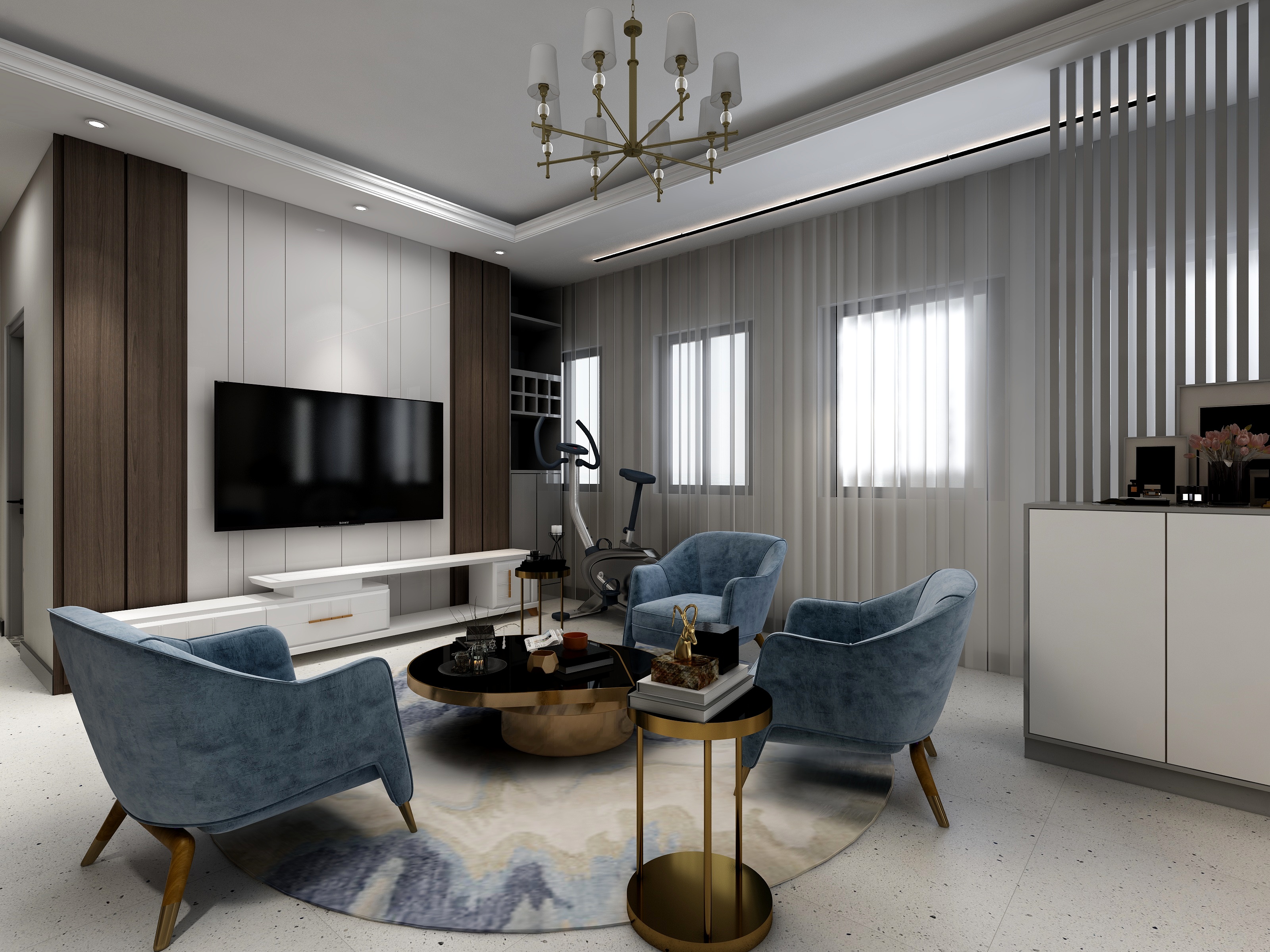 李亮-瑞和园89.50㎡B户型3室2厅1卫-装修设计方案