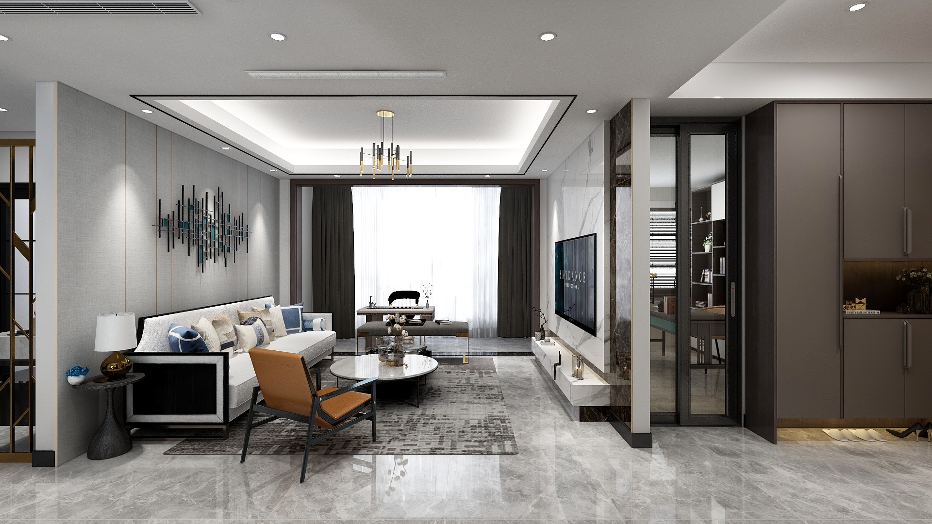 演绎c-汇景天城轻奢-装修设计方案