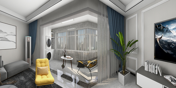 信之屋一墨染流年live-东南智汇城-装修设计方案