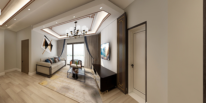 瑞尺全屋定制柜-朵薇拉整体软装-浅山风华-装修设计方案