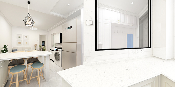 北京概念装饰工程有限公司-车公庄甲五号院405-装修设计方案