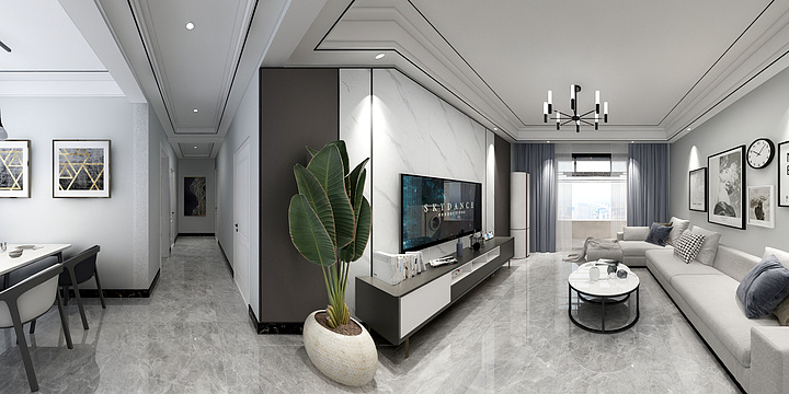 1989设计工作室h-新城19#2-304-装修设计方案