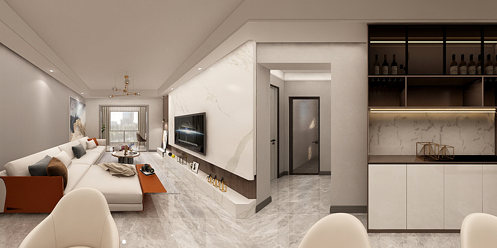 醉看伊人-蓝苑静园-装修设计方案