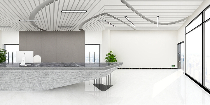 丹墨设计-前台-装修设计方案