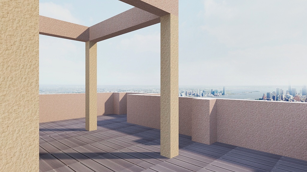 辰奕丶设计-馨湖雅月顶楼平台方案-装修设计方案