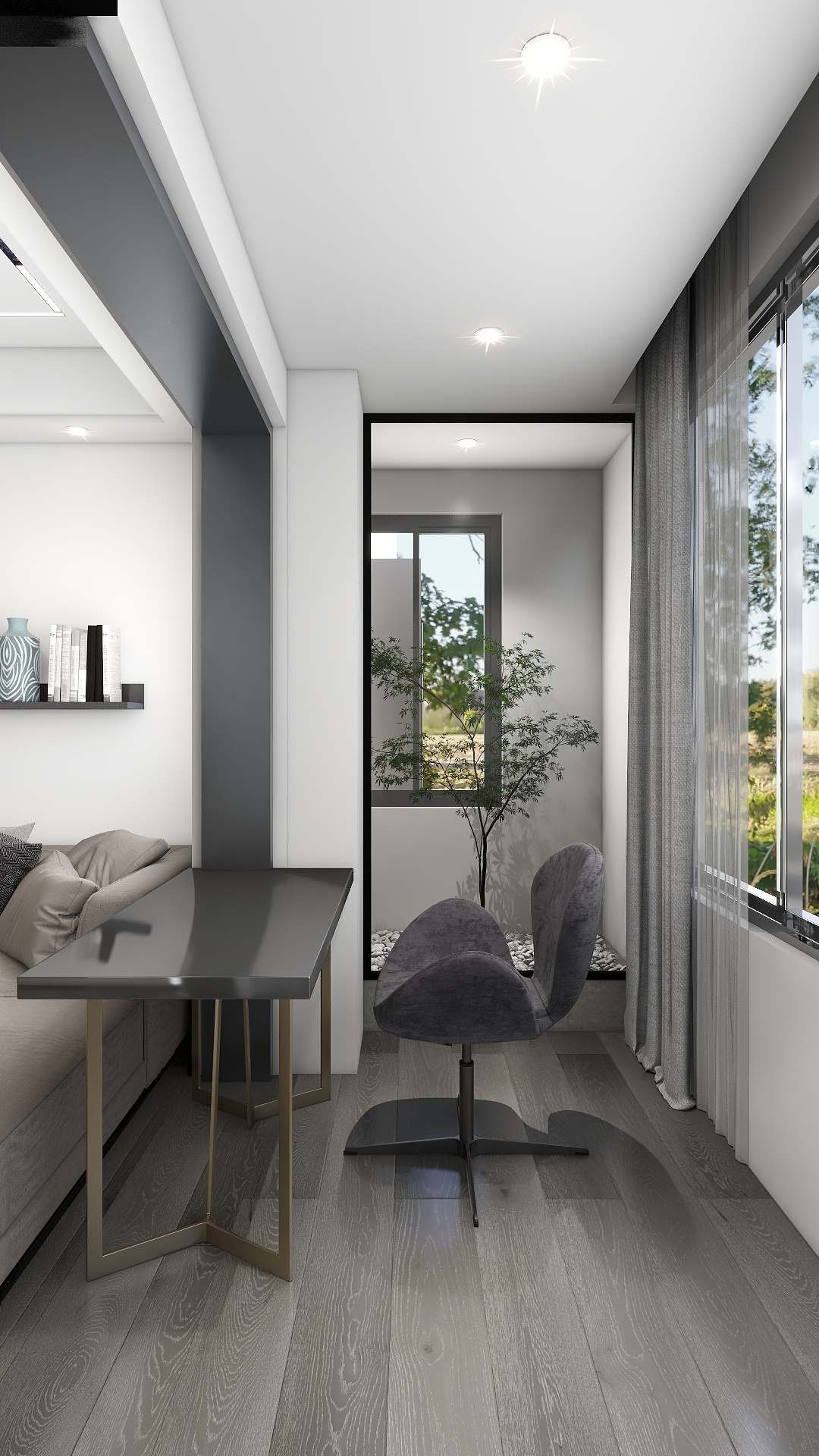 田佳洪-黑白极简-装修设计方案