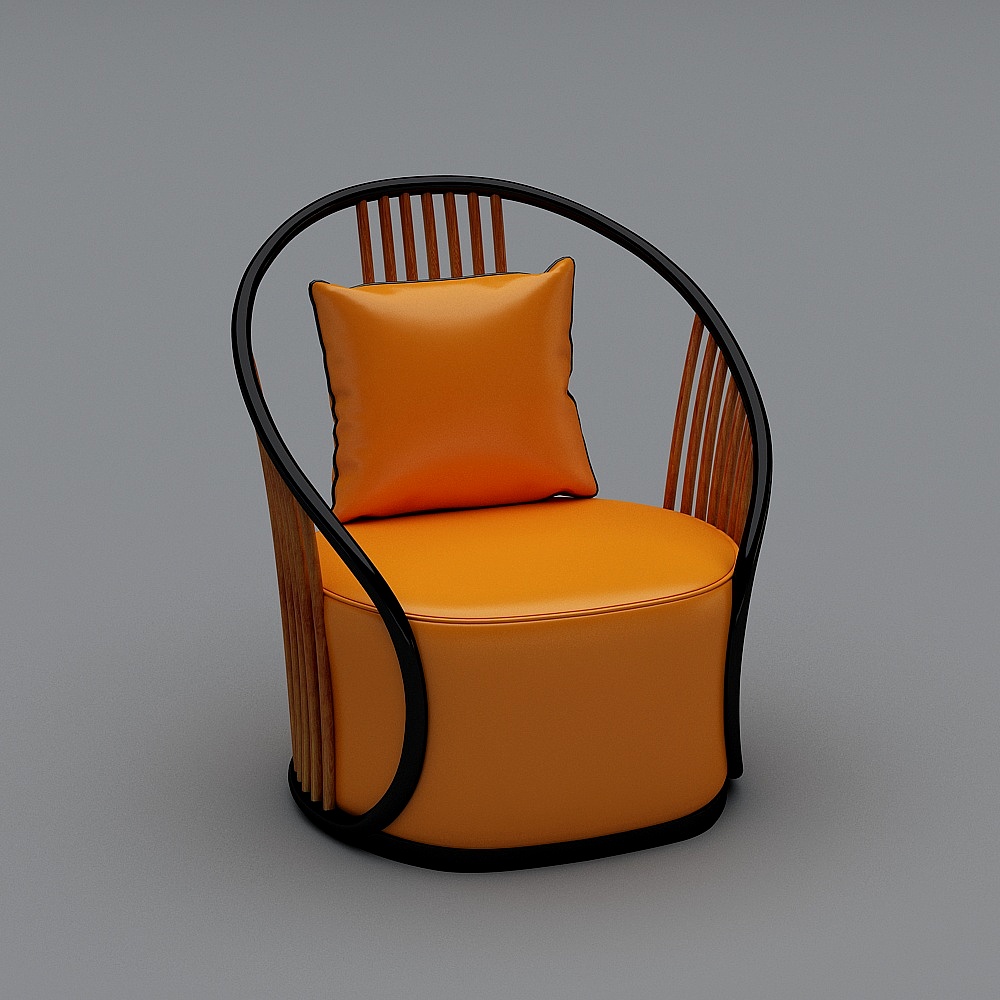 KT-XXY-006休闲椅3D模型