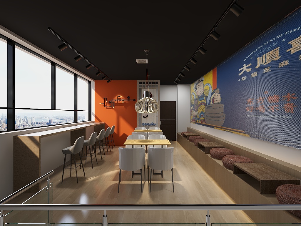 184****6630pksv-糖水店二楼-装修设计方案