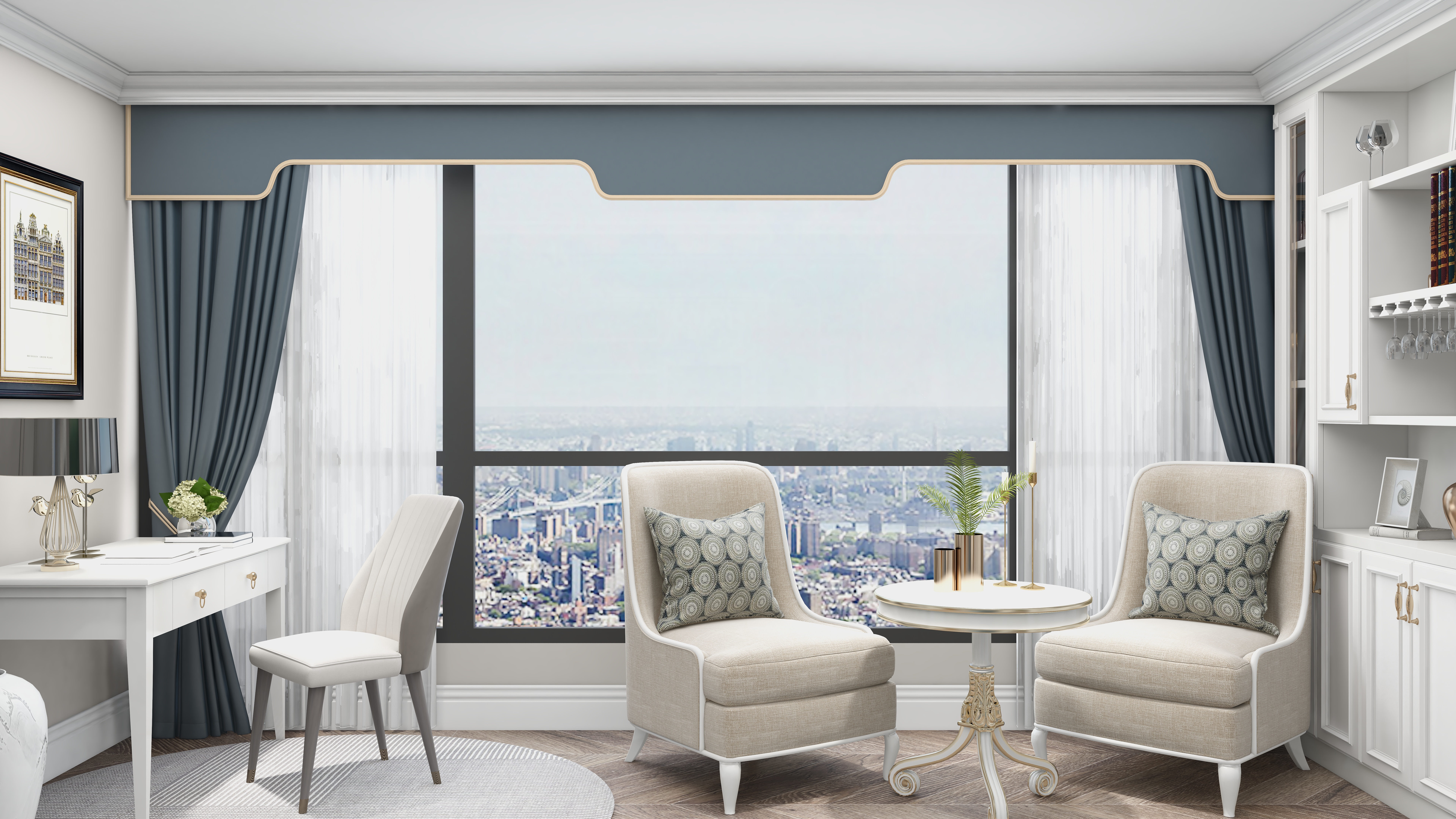 梁基文-基文-简欧三居257方-装修设计方案