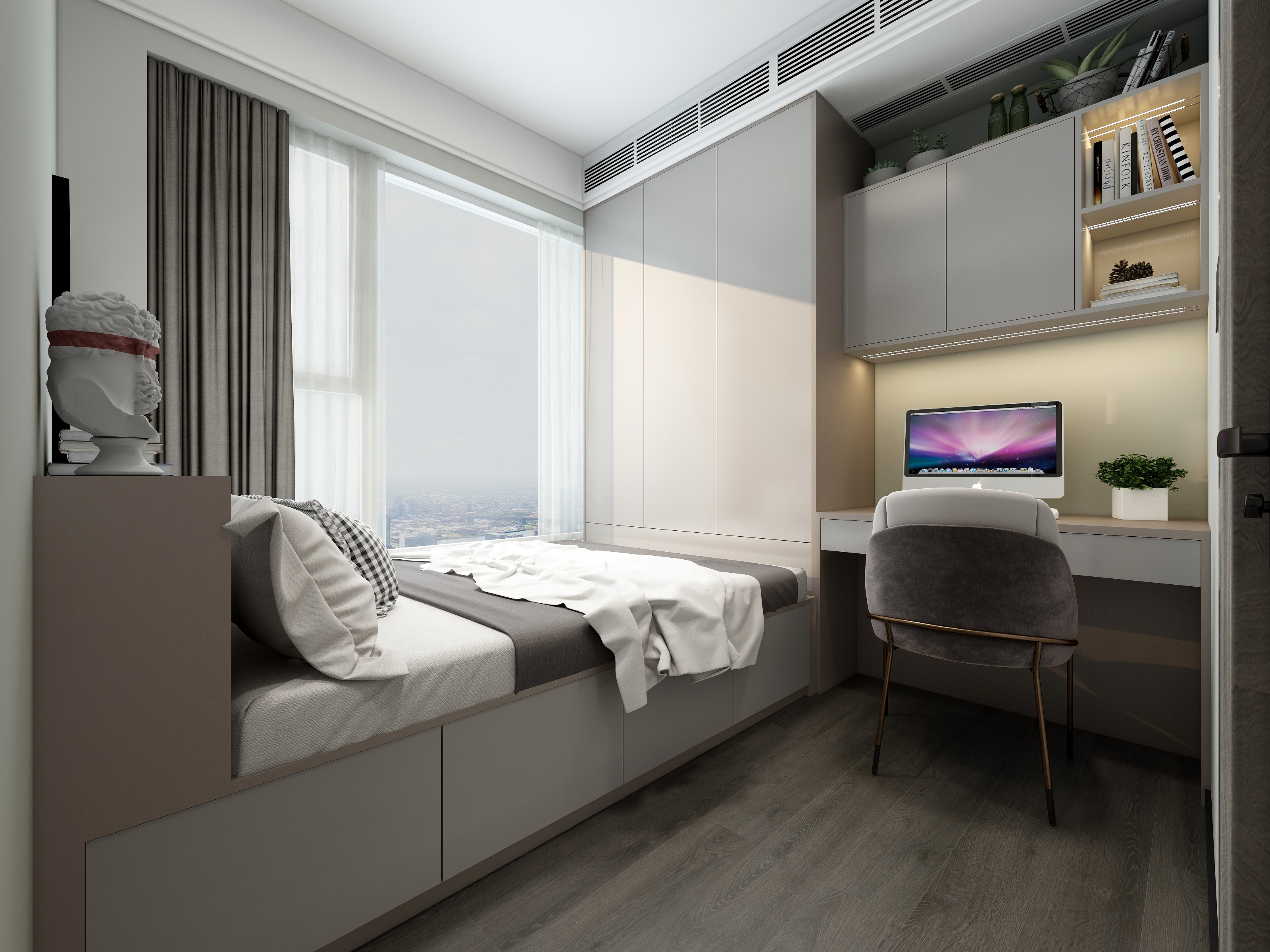 DesignerCP-86方现代简约二居装修效果图