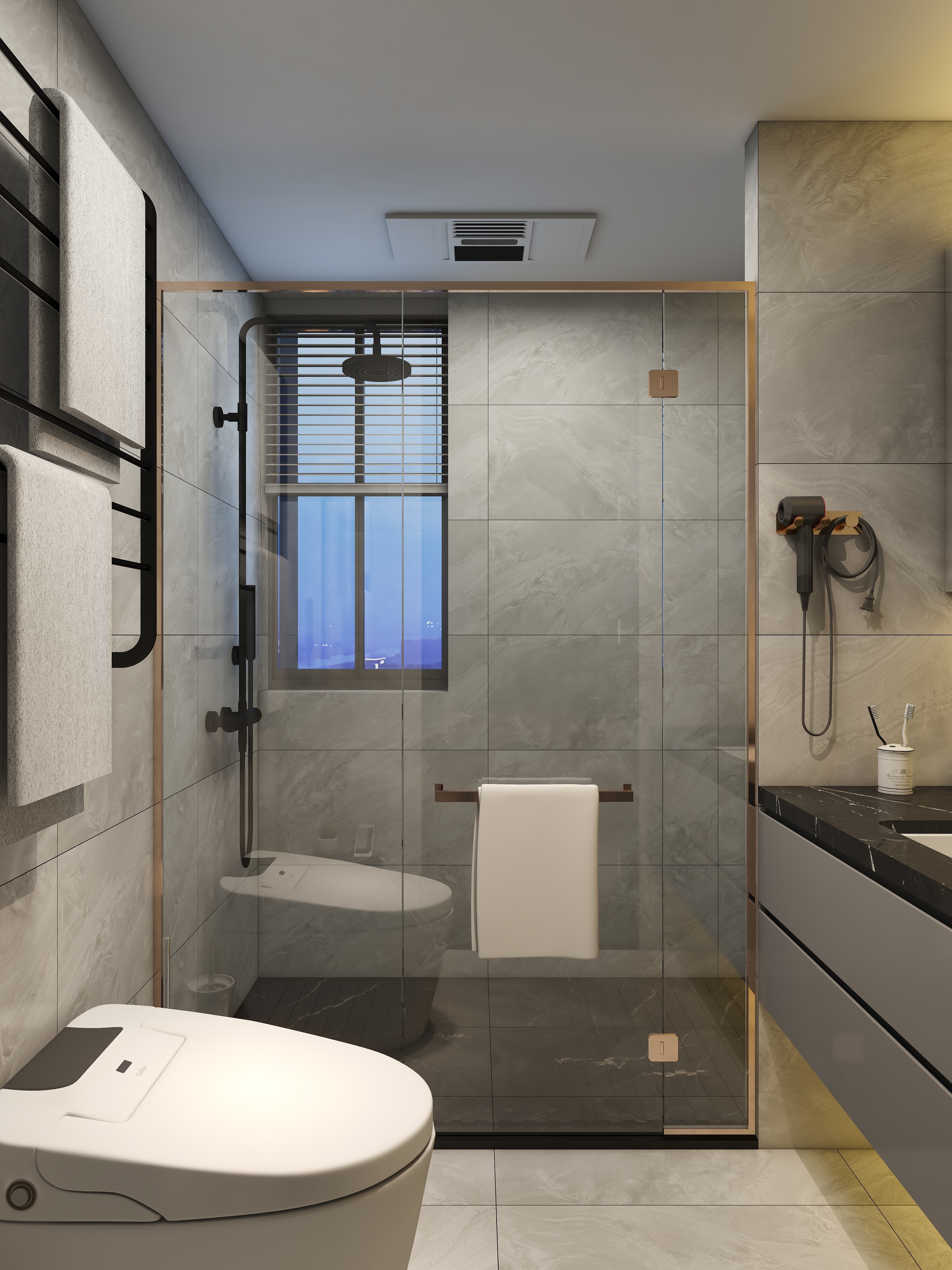 至简名设一钱春-烟雨行舟装修效果图