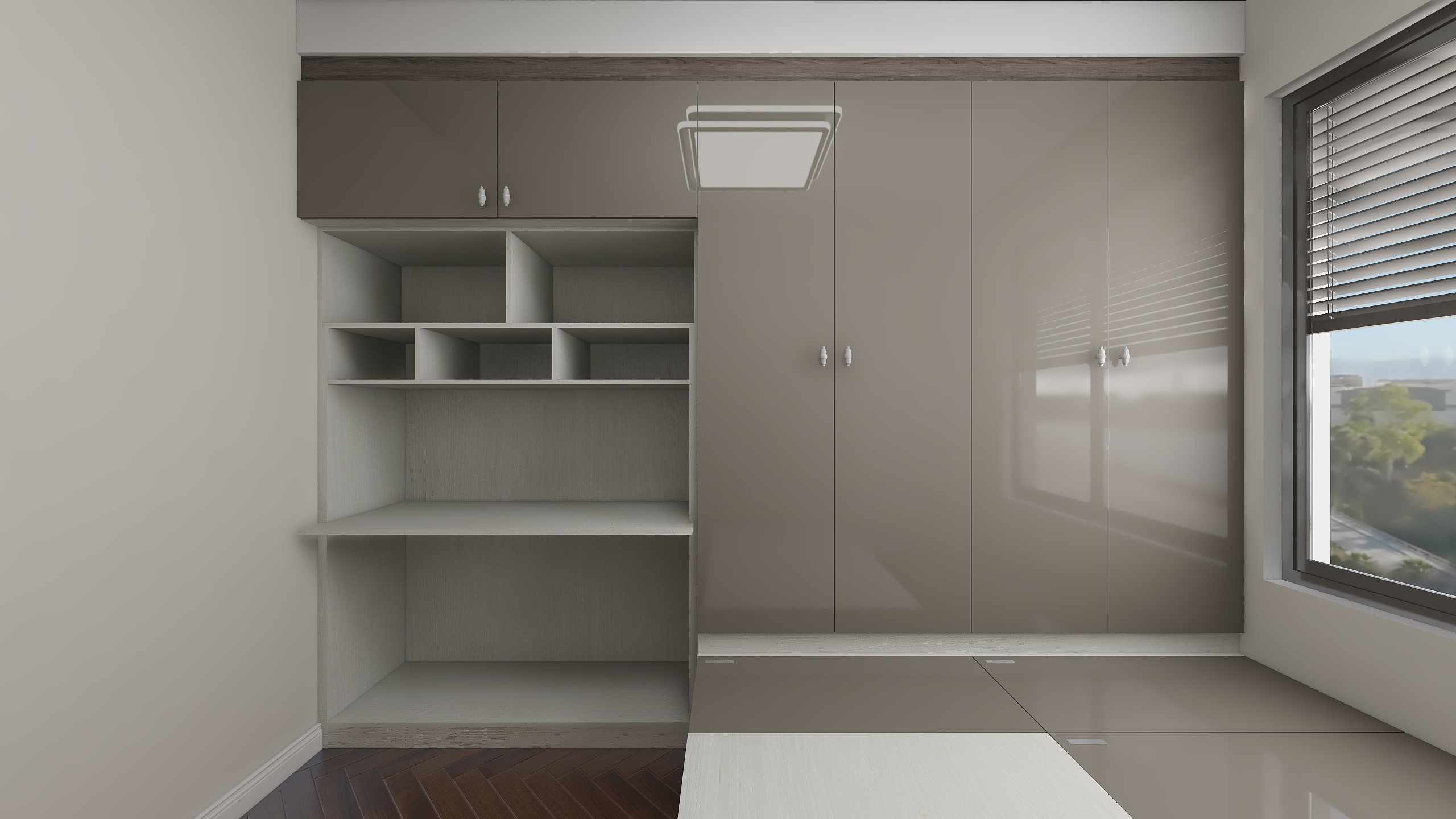 唐山设计师岳镇岭-唐山锦绣阅山124平米装修效果图