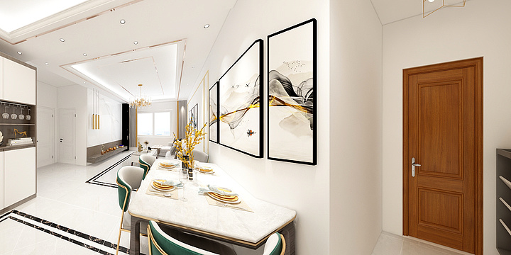 继阳装饰设计-哈尔滨融创锦园-装修设计方案