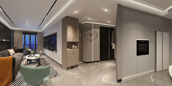 创美家居-李律师-投影-装修设计方案