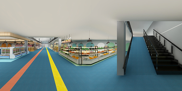 姜丽DESIGN-天山区农贸市场-装修设计方案