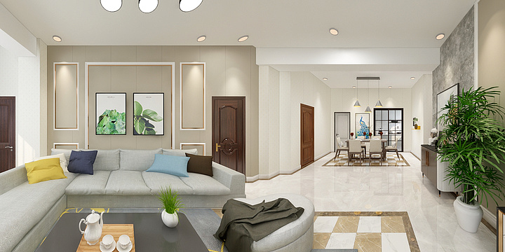 桑美悦家-北欧简约-装修设计方案