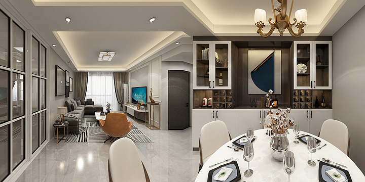 默静-永凯现代城效果图10.9-副本-装修设计方案