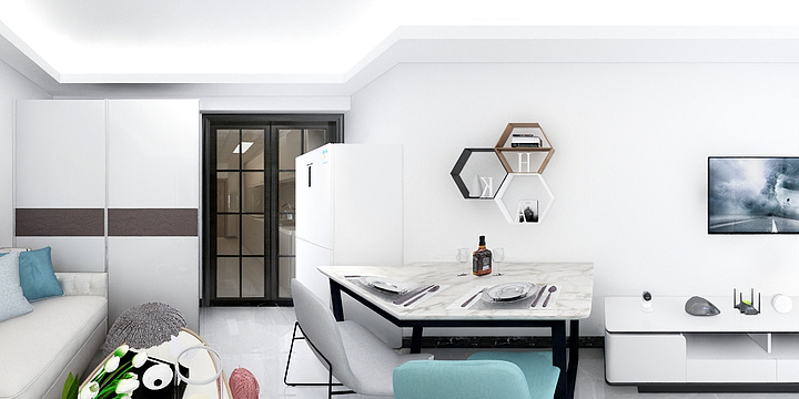 亿晋装饰-合景誉山国际A6栋221房-装修设计方案