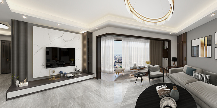 雷伟V-华鼎城5-6-503-装修设计方案