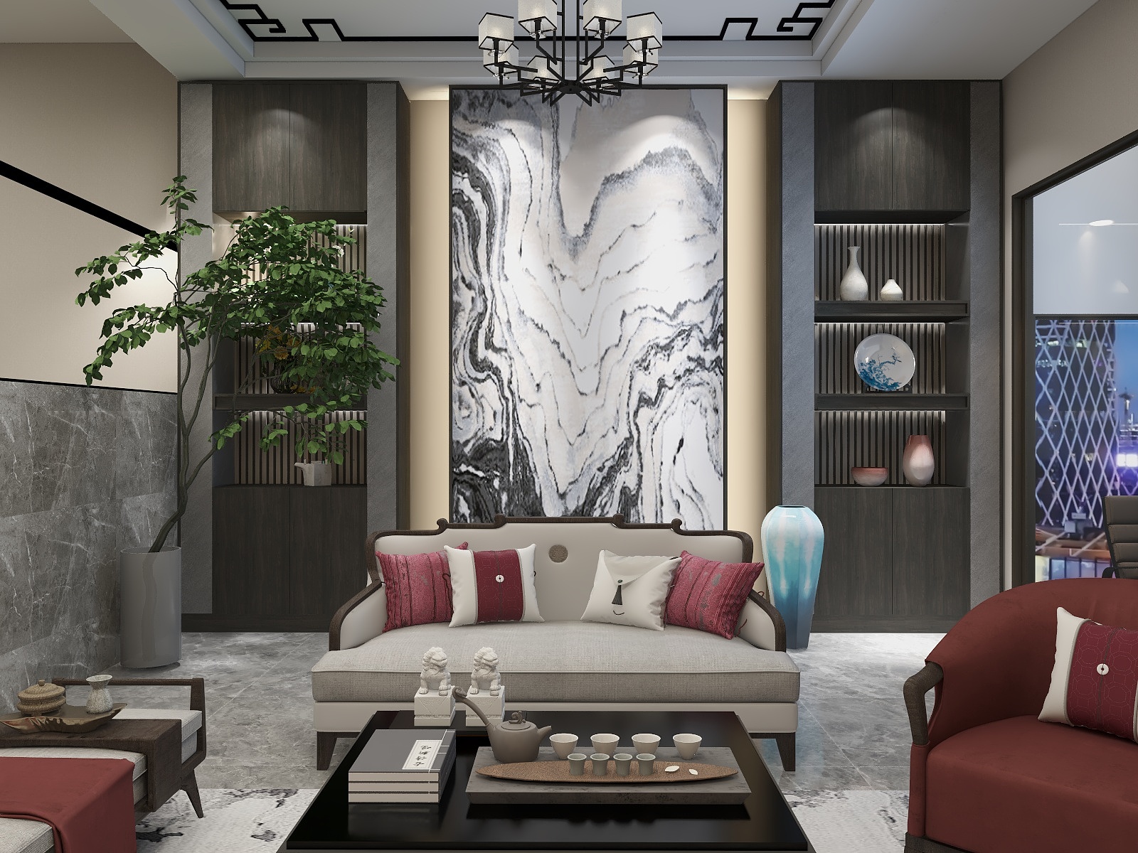 AssassinHit-香榭丽客厅-装修设计方案