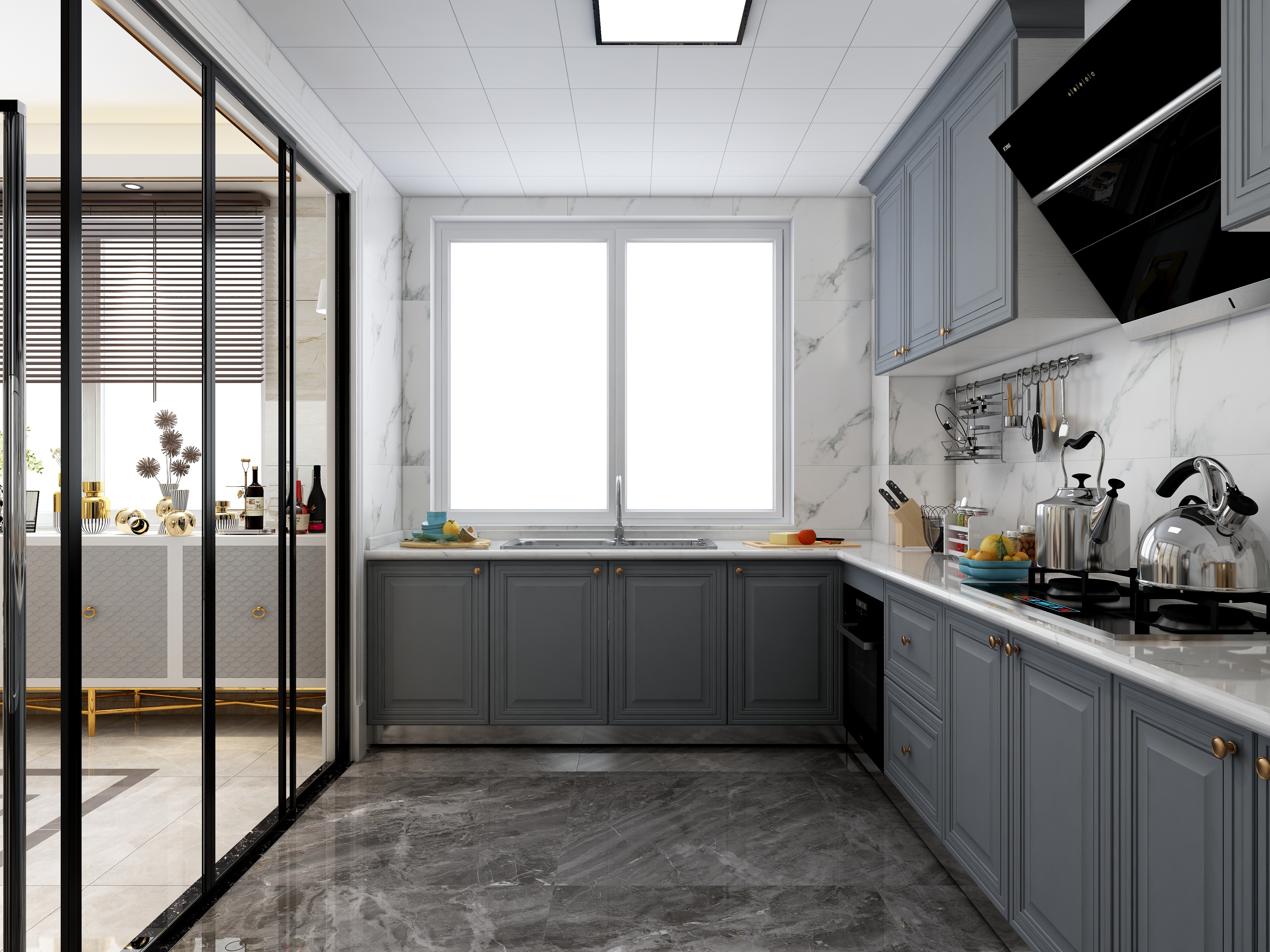 王思力-轻奢风装修效果图