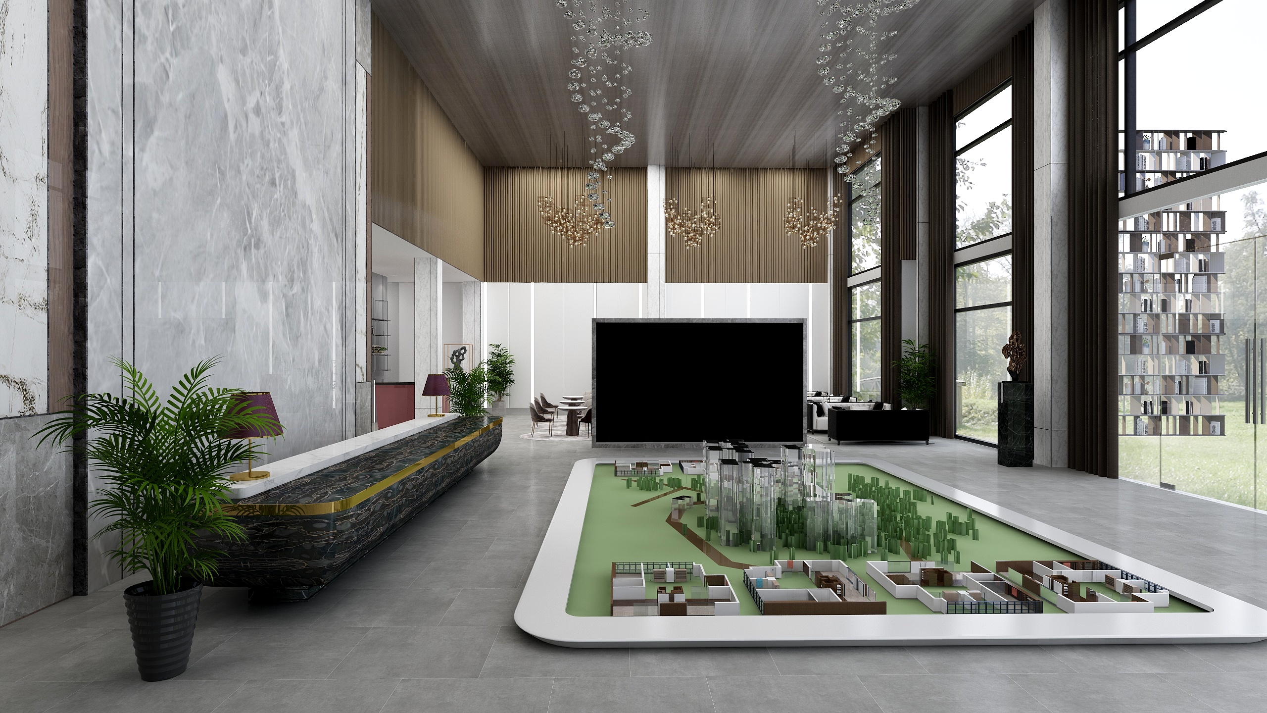 teechodemenos-售楼部-装修设计方案