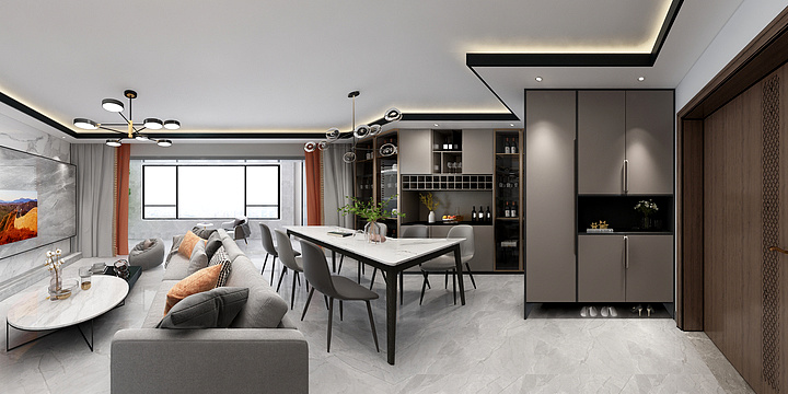 设计李露-富力院士庭2单元5楼-装修设计方案