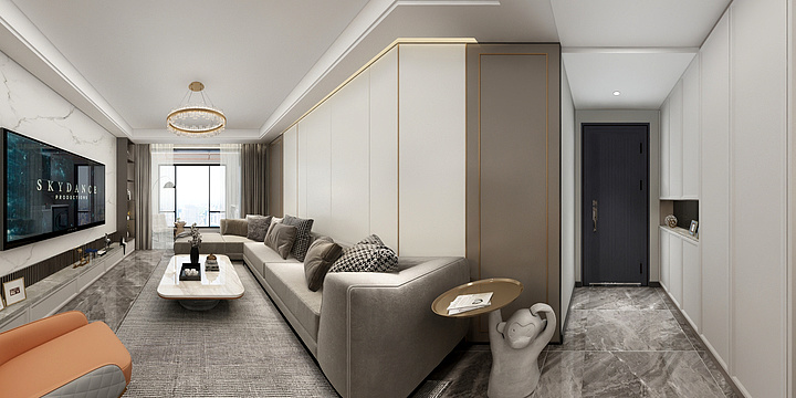 好于果-嵛景华城122效果图-装修设计方案