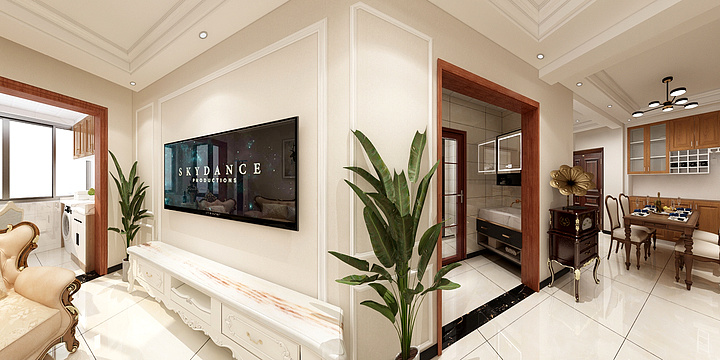 ElsaBoo设计-领秀城 2-1-402-装修设计方案